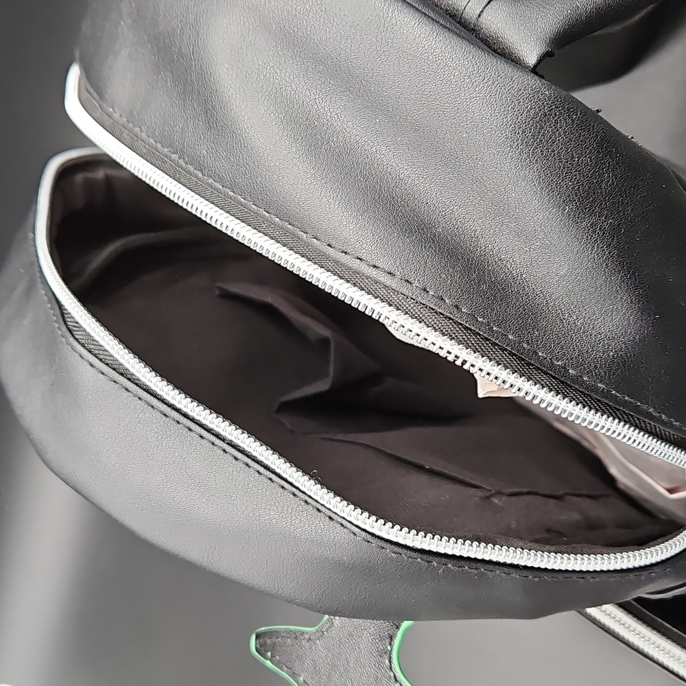 NWT 'Wicked' Defy Gravity Black and Green Backpack - Picture 5 of 7